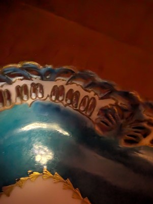 Lot 10 - A Vincennes Sèvres soft paste porcelain bleu céleste 'Corbeille Du Service' pierced basket