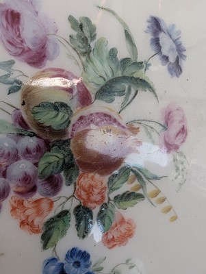 Lot 10 - A Vincennes Sèvres soft paste porcelain bleu céleste 'Corbeille Du Service' pierced basket