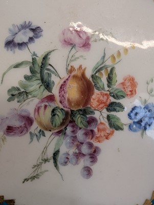 Lot 10 - A Vincennes Sèvres soft paste porcelain bleu céleste 'Corbeille Du Service' pierced basket