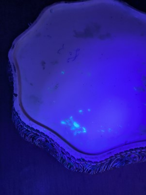 Lot 10 - A Vincennes Sèvres soft paste porcelain bleu céleste 'Corbeille Du Service' pierced basket