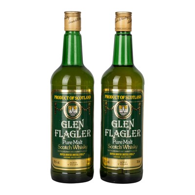 Lot 110 - Glen Flagler Pure Malt 8 years old - 2 bottles