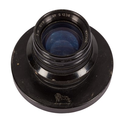 Lot 127 - A Watson London 3" f/1.9 Cine Lens