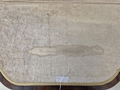 Lot 34 - An 18th century Dutch walnut card table