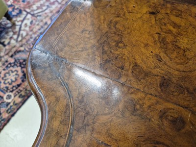 Lot 34 - An 18th century Dutch walnut card table