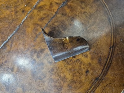 Lot 34 - An 18th century Dutch walnut card table