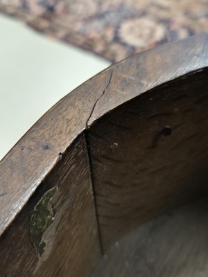 Lot 34 - An 18th century Dutch walnut card table