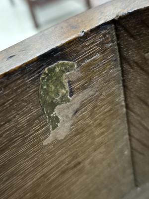 Lot 34 - An 18th century Dutch walnut card table