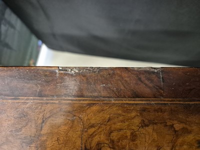 Lot 34 - An 18th century Dutch walnut card table