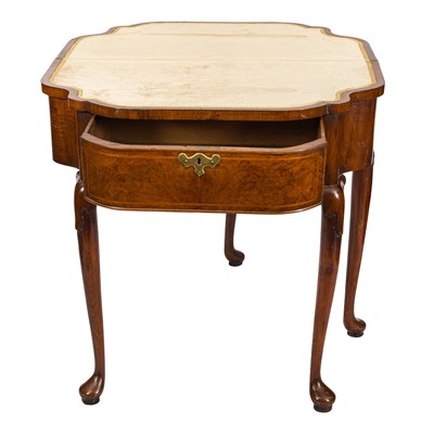 Lot 34 - An 18th century Dutch walnut card table