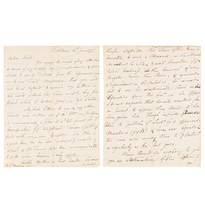 Lot 58 - Hastings. Als to L.Mclean. 1770