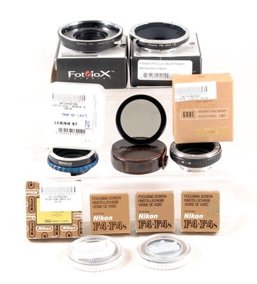 Lot 253 - Nikon F4 Accessories & Others, End Lot.