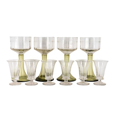 Lot 444 - A set of four Jugendstil hock glasses, circa 1900