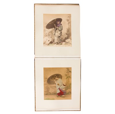 Lot 84 - Photographs. Japan. Laquered Album. [c.1885]