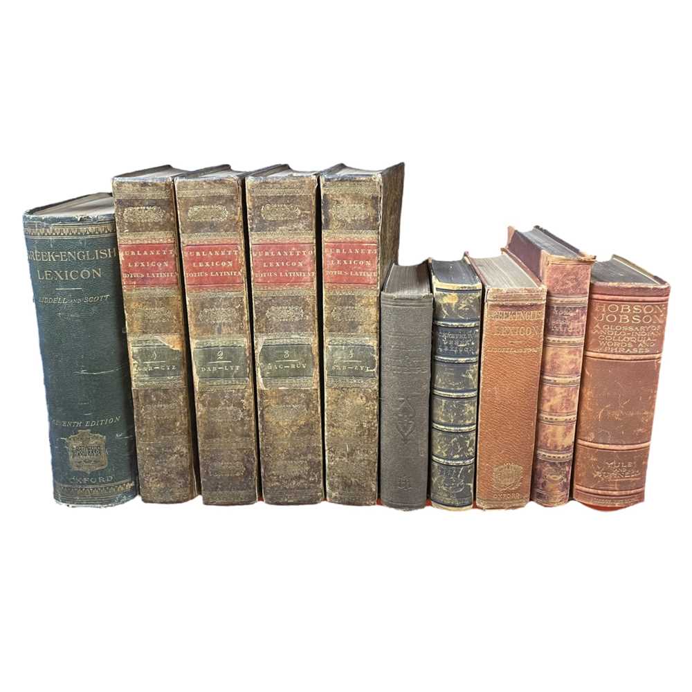 Lot 4 - Facciolati,. Totius Latinitatis Lexicon & others 1827 (10)