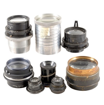Lot 343 - Dallmeyer Pentac, EX WD & Other Lenses.