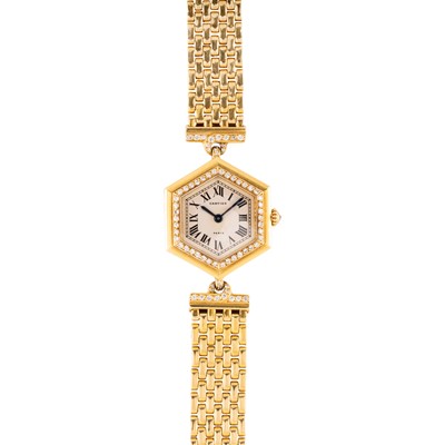 Lot 65 - Cartier 'Hexagon' Bracelet Watch
