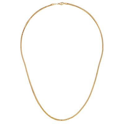 Lot 390 - A foxtail chain necklace