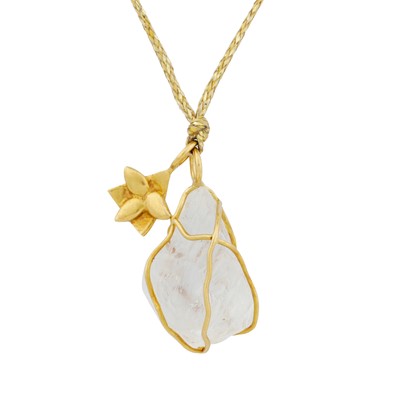 Lot 360 - Pippa Small | A moonstone pendant necklace