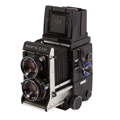 Lot 230 - A Mamiya C330 Professional F 'Blue Dot' TLR Camera