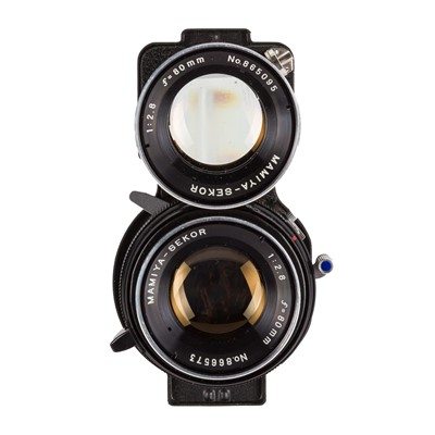 Lot 328 - A Mamiya Sekor Blue Dot 80mm f/2.8 Lens