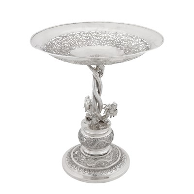 Lot 153 - Canton circa 1910, marked Tai Kut, retailed by Wing Chun of Hong Kong