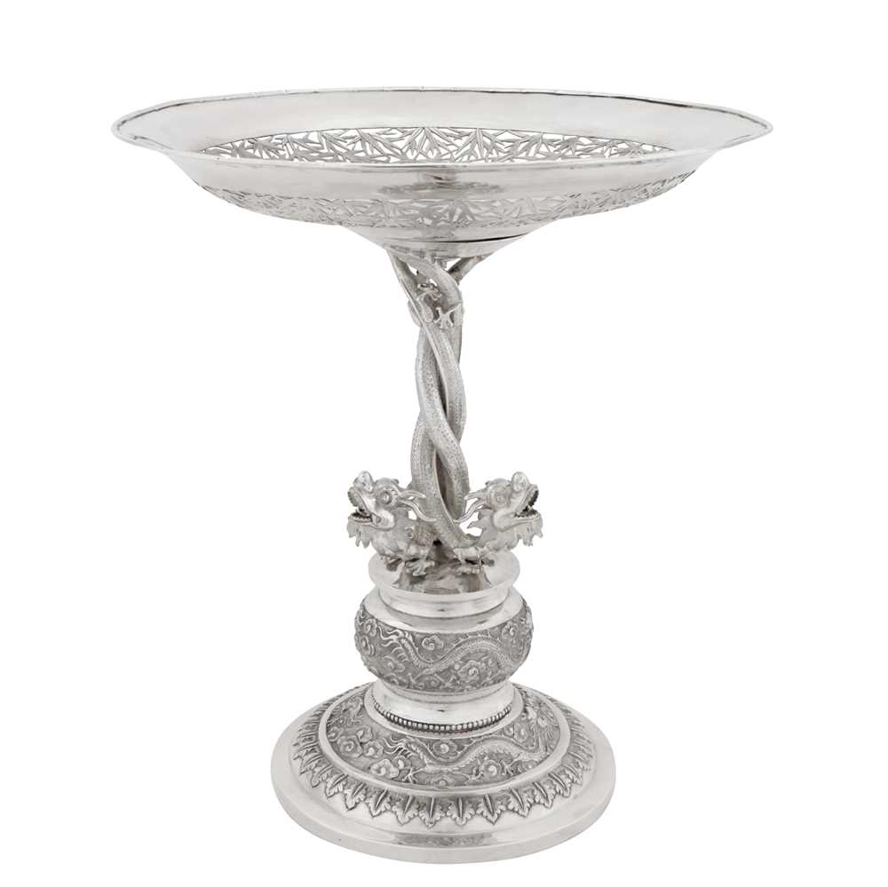 Lot 153 - Canton circa 1910, marked Tai Kut, retailed by Wing Chun of Hong Kong