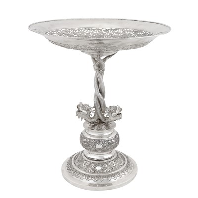 Lot 153 - Canton circa 1910, marked Tai Kut, retailed by Wing Chun of Hong Kong