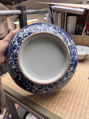 Lot 61 - A Chinese Ming-style blue and white 'dice' bowl, Yongzheng mark and possibly of the period