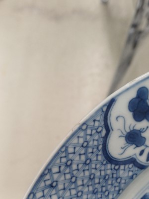 Lot 481 - Two Chinese blue and white dishes, 19th / 20th century