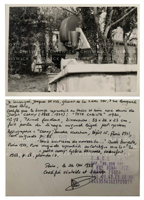 Lot 20 - Joseph Csaky (Hungarian, 1888-1971)