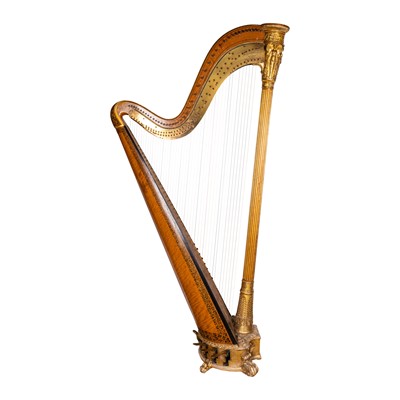 Lot 168 - A William IV period Grecian Harp by (John) Frederick Grosjean, 11 Soho Square, circa 1835