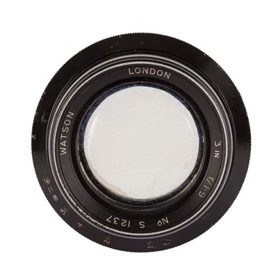 Lot 126 - A Watson London 3" f/1.9 Cine Lens