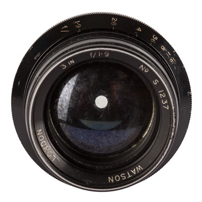 Lot 126 - A Watson London 3" f/1.9 Cine Lens