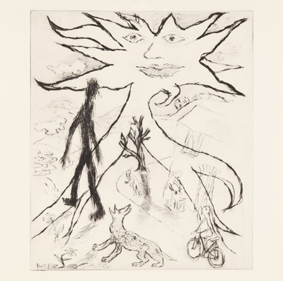 Lot 107 - Ken Kiff R.A. (British, 1935-2001)