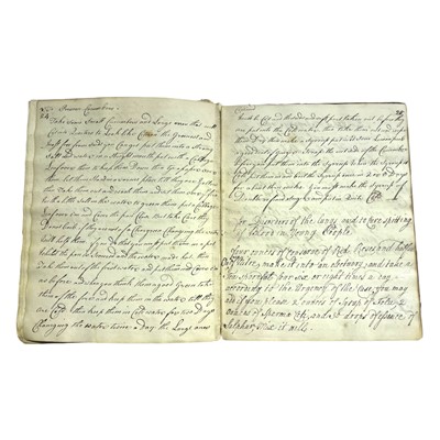 Lot 127 - c.18th. Manuscript ‘Recipe Book – Anne Forester, 1766’