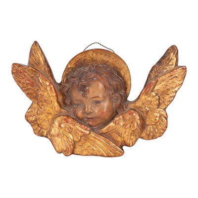 Lot 61 - A late 19th / early 20th century Italian painted terracotta panel