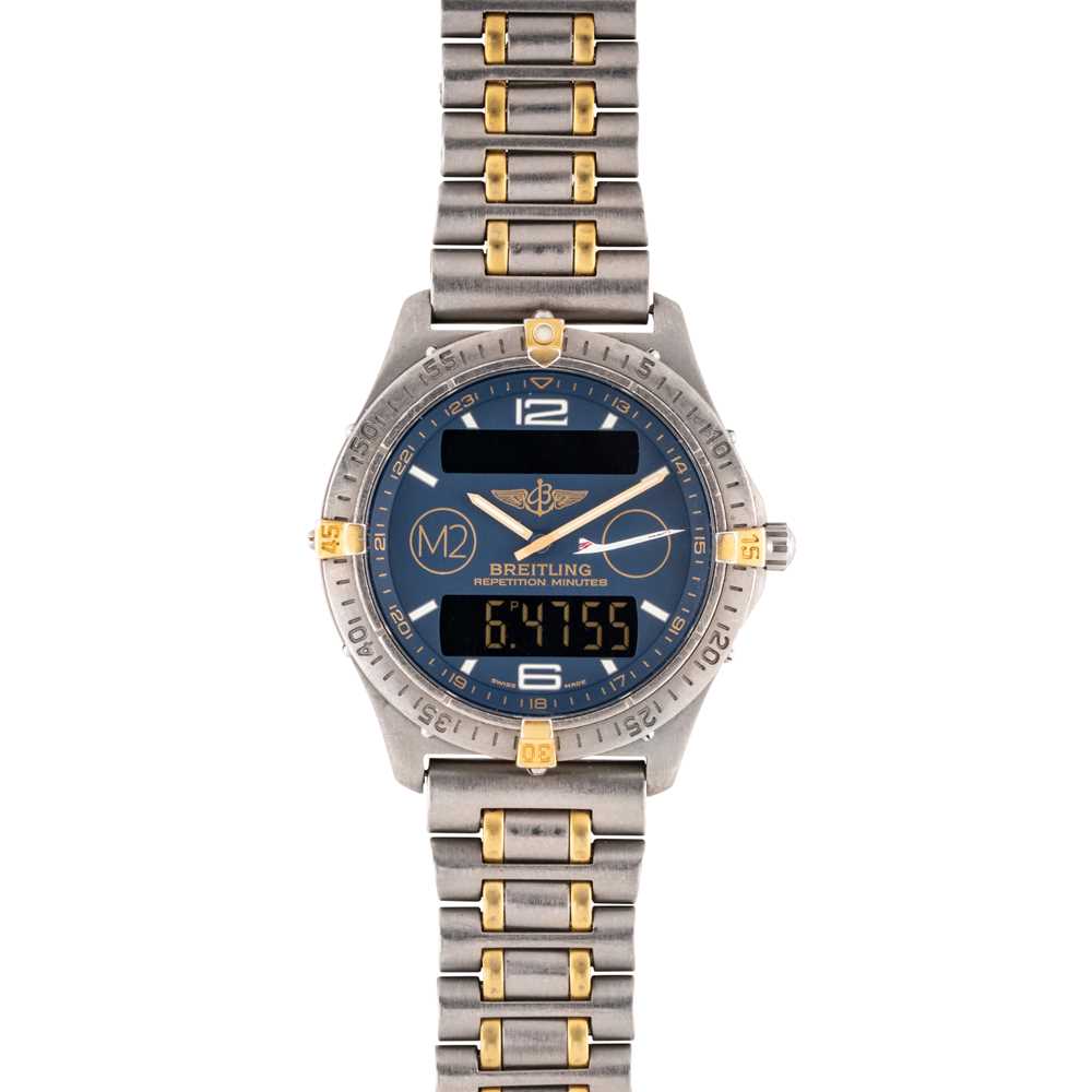 Lot 8 - Breitling 'Aerospace' Bracelet Watch
