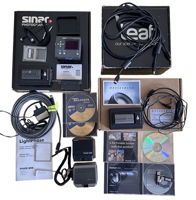 Lot 363 - Phase One, Hasselblad & Sinar Digital Backs & Accessories. ALL UNTESTED.