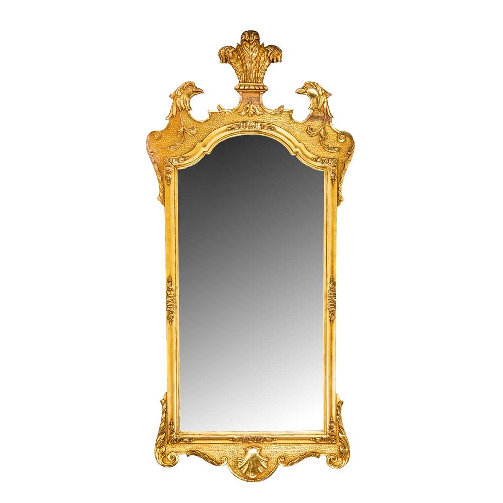 Lot 82 - A George II style giltwood mirror