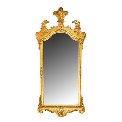 Lot 82 - A George II style giltwood mirror