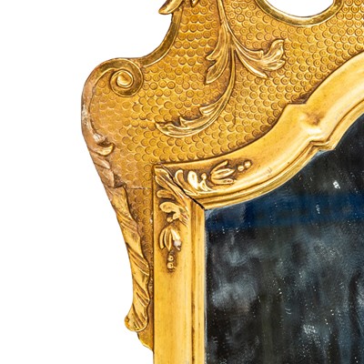 Lot 82 - A George II style giltwood mirror