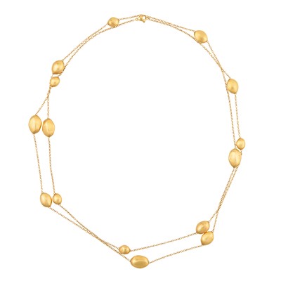 Lot 403 - Marco Bicego I A 'Siviglia' gold necklace, circa 2008