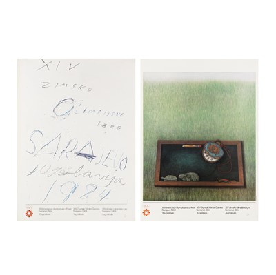 Lot 102 - Cy Twombly (American, 1928-2011) and Kyo Baik Hwang (Korean, b.1932)