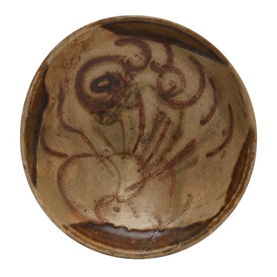 Lot 645 - A Chinese Changsha painted bowl, Tang dynasty