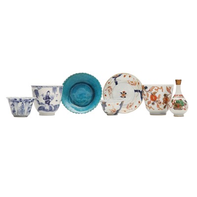 Lot 439 - A group of Chinese ceramics, Qing dynasty, Kangxi period and later