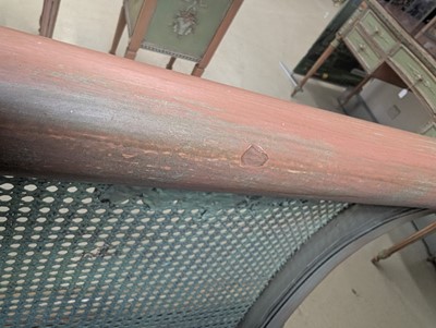 Lot 44 - A French Louis XVI style painted king size bed