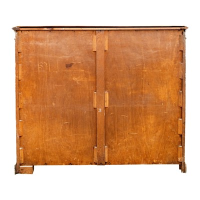 Lot 42 - A French Louis XVI style painted press cupboard