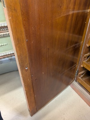 Lot 42 - A French Louis XVI style painted press cupboard