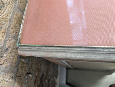 Lot 42 - A French Louis XVI style painted press cupboard