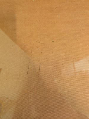 Lot 42 - A French Louis XVI style painted press cupboard